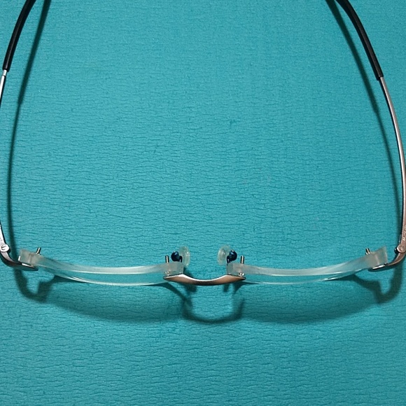 OGA Gunmetal/Blue Rimless Drillmount Frames - Picture 5 of 8